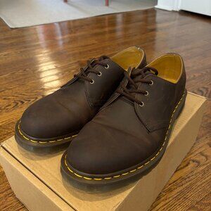 Dr Martens 1461 Crazy Horse Leather Oxford Brown Size 12